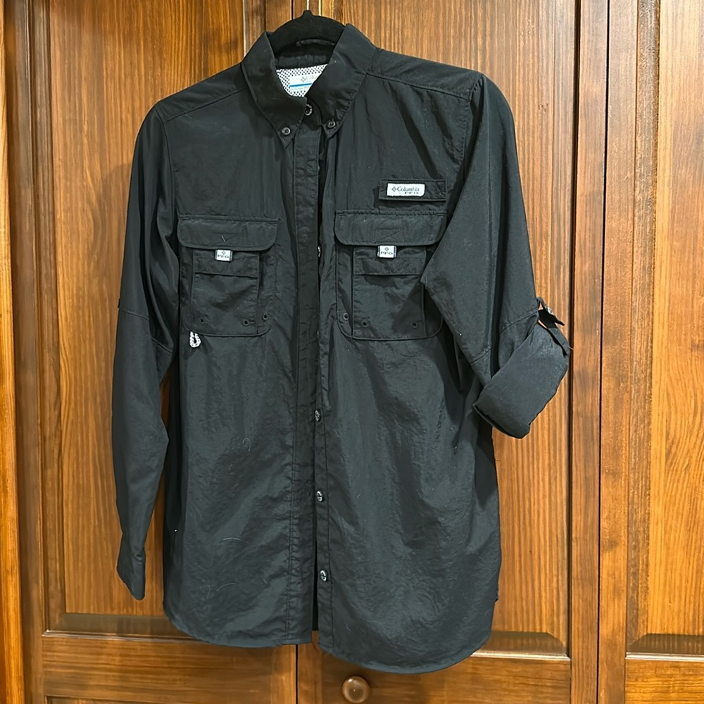 Columbia, women’s blouse, black, extra small, PFG
